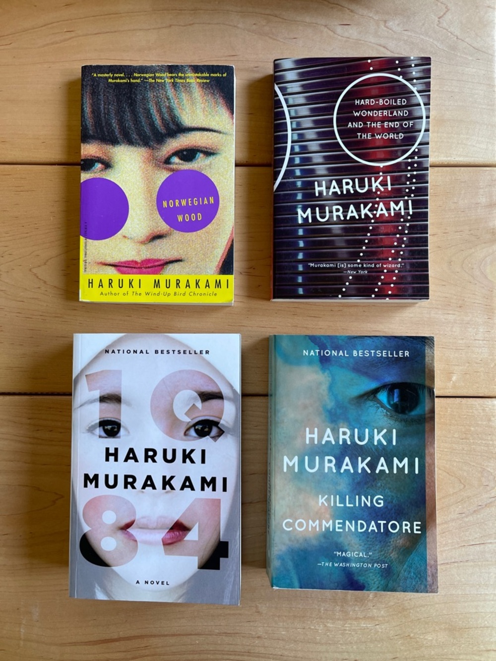 Lot of 4 Haruki Murakami Books!
